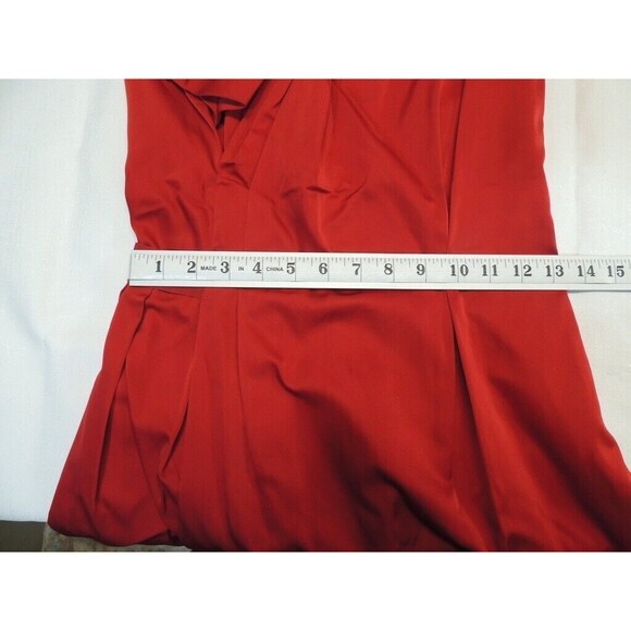 Nina Ricci 2013 RTW Runway Red Sleeveless Valentine Mini Dress Sz. FR38 US6-8 - Picture 9 of 13